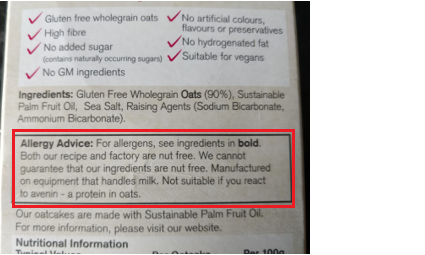 Misleading Label – Caught out at the Supermarket!
